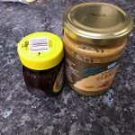 One jar of Marmite and one of peanut butter