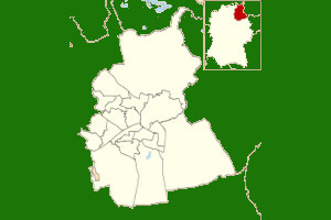 Simplistic ward map of the borough of Swindon