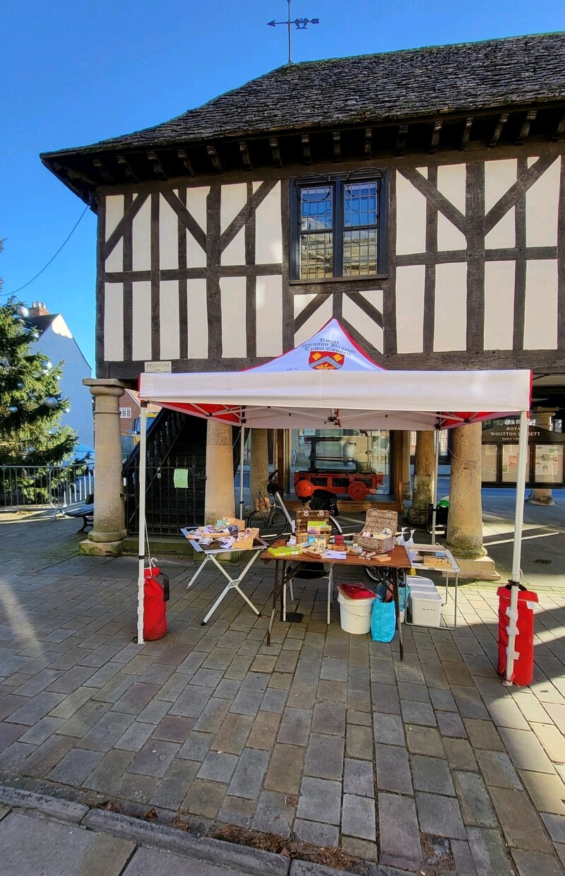 Stall at Wootton Bassett market