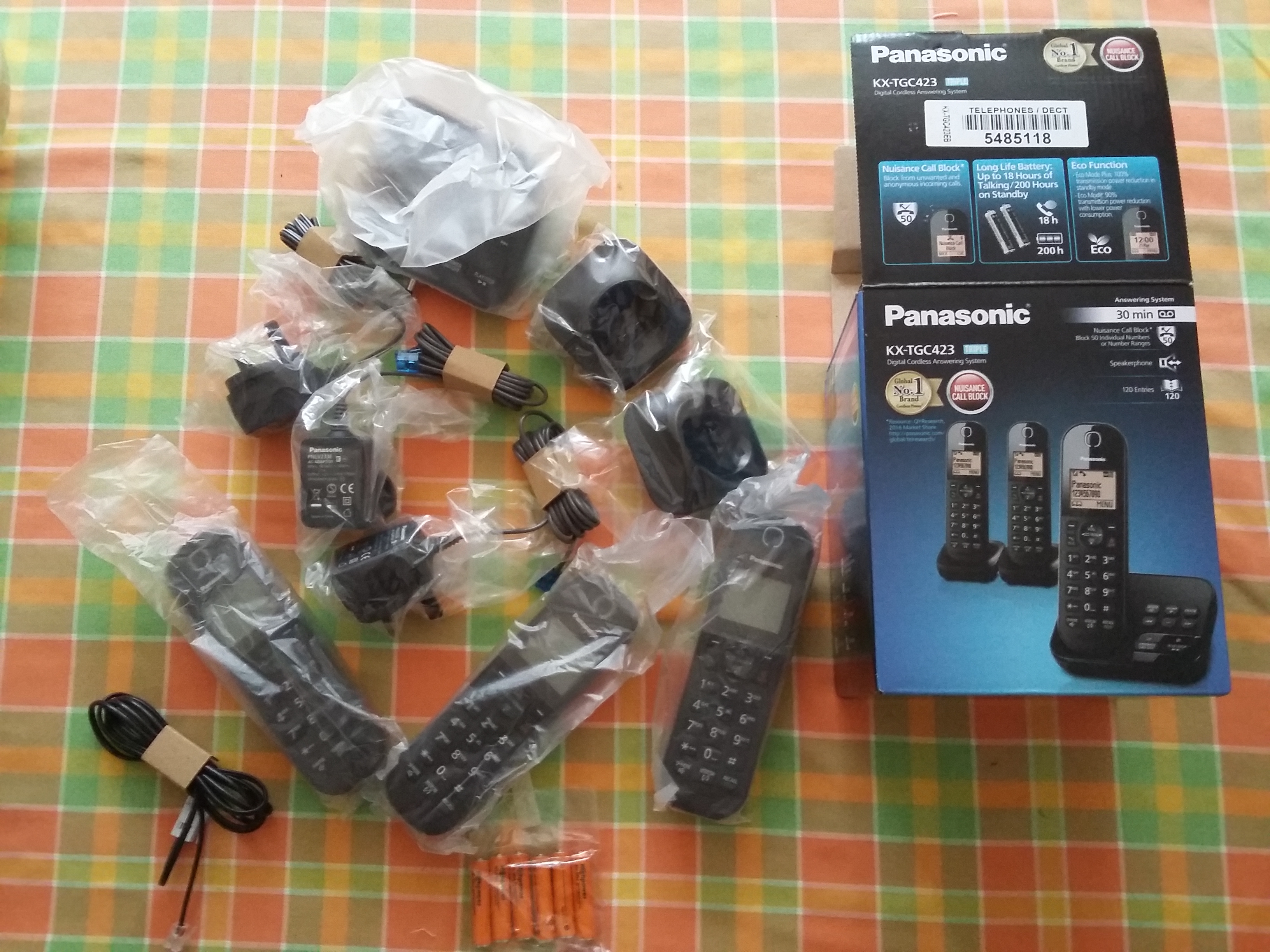 Plastic packaging with a new phone