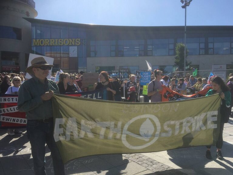 Earthstrike demonstration in Swindon