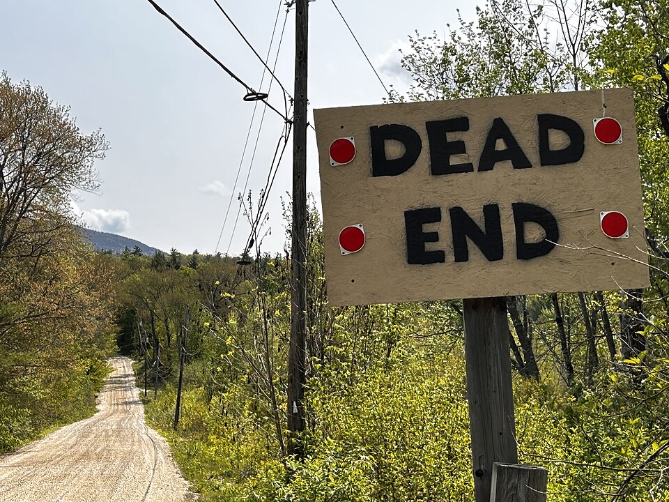 'Dead end' sign