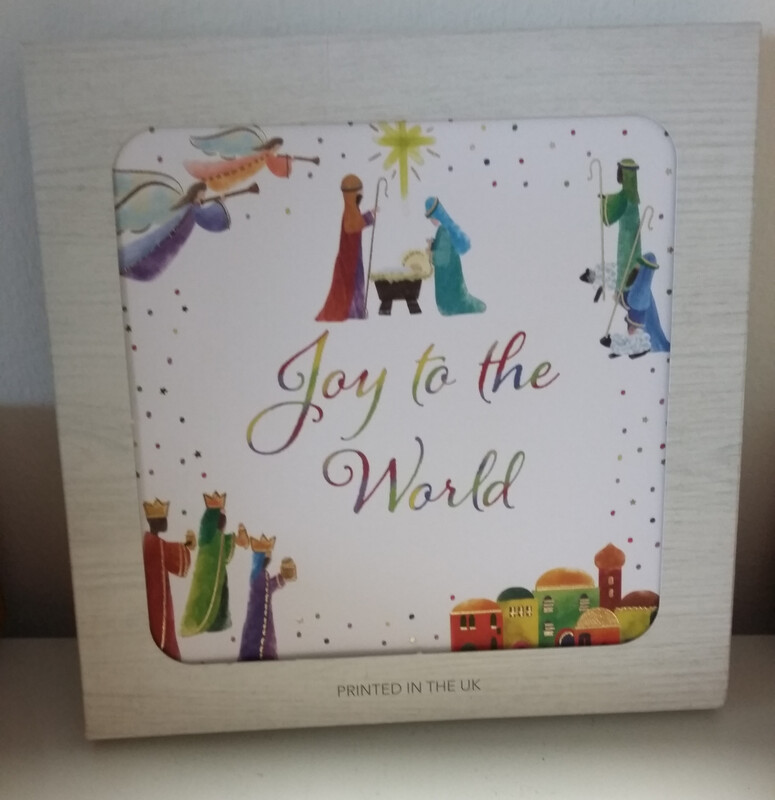 Pack of Prospect Hospice Christmas cards.  The front one depicts wise men and reads, 'Joy to the world'.