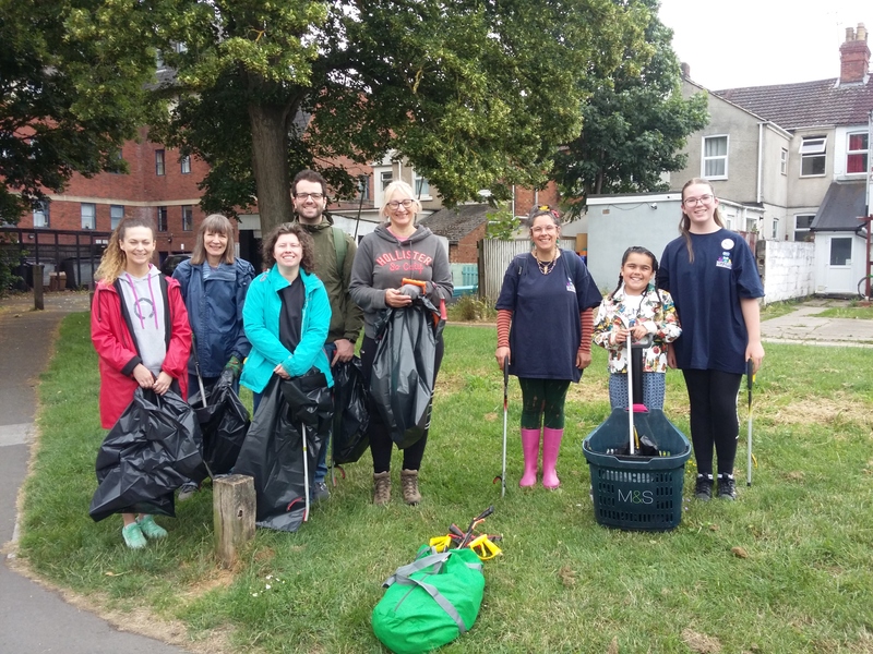 5 year anniversary litter pick on the canal path