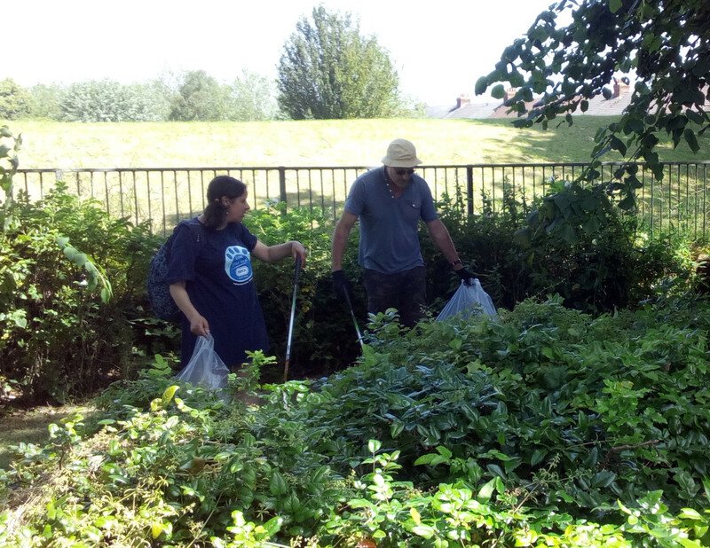 Litter pick with the RSPCA