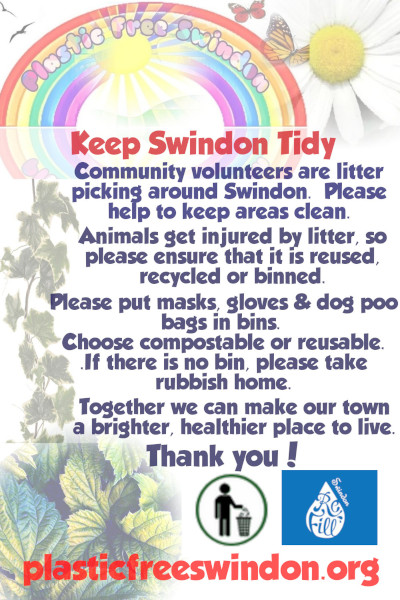 Keep Swindon Tidy leaflet with information about the campaign