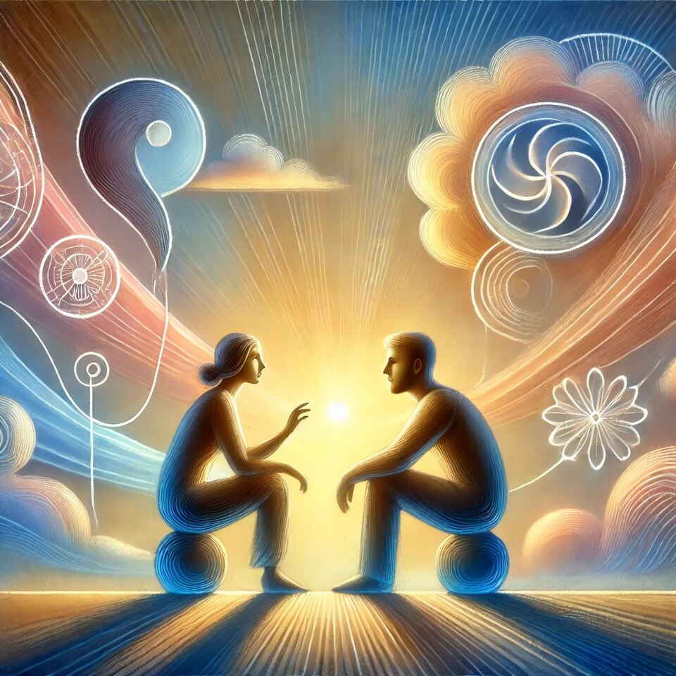 Deep listening between 2 people