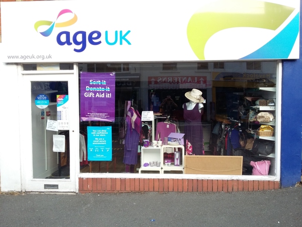 Age UK Shop exterior